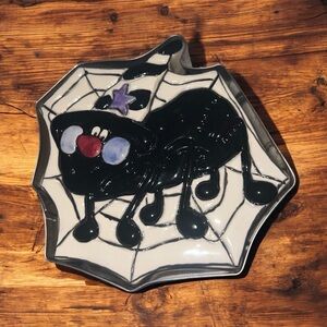 Rare blue sky clayworks halloween Spider cookie cutter Heather Goldminc* Read